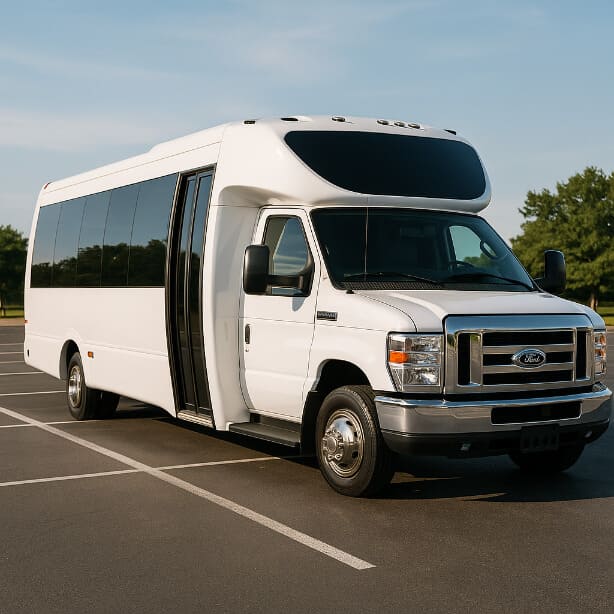 Raleigh Shuttle Bus Rentals 20 Passenger Shuttle Bus
