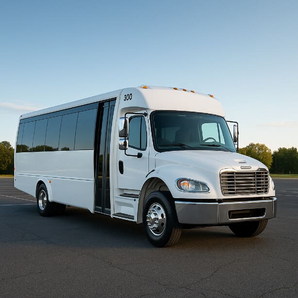 Raleigh Shuttle Bus Rentals 25 Passenger Shuttle Bus