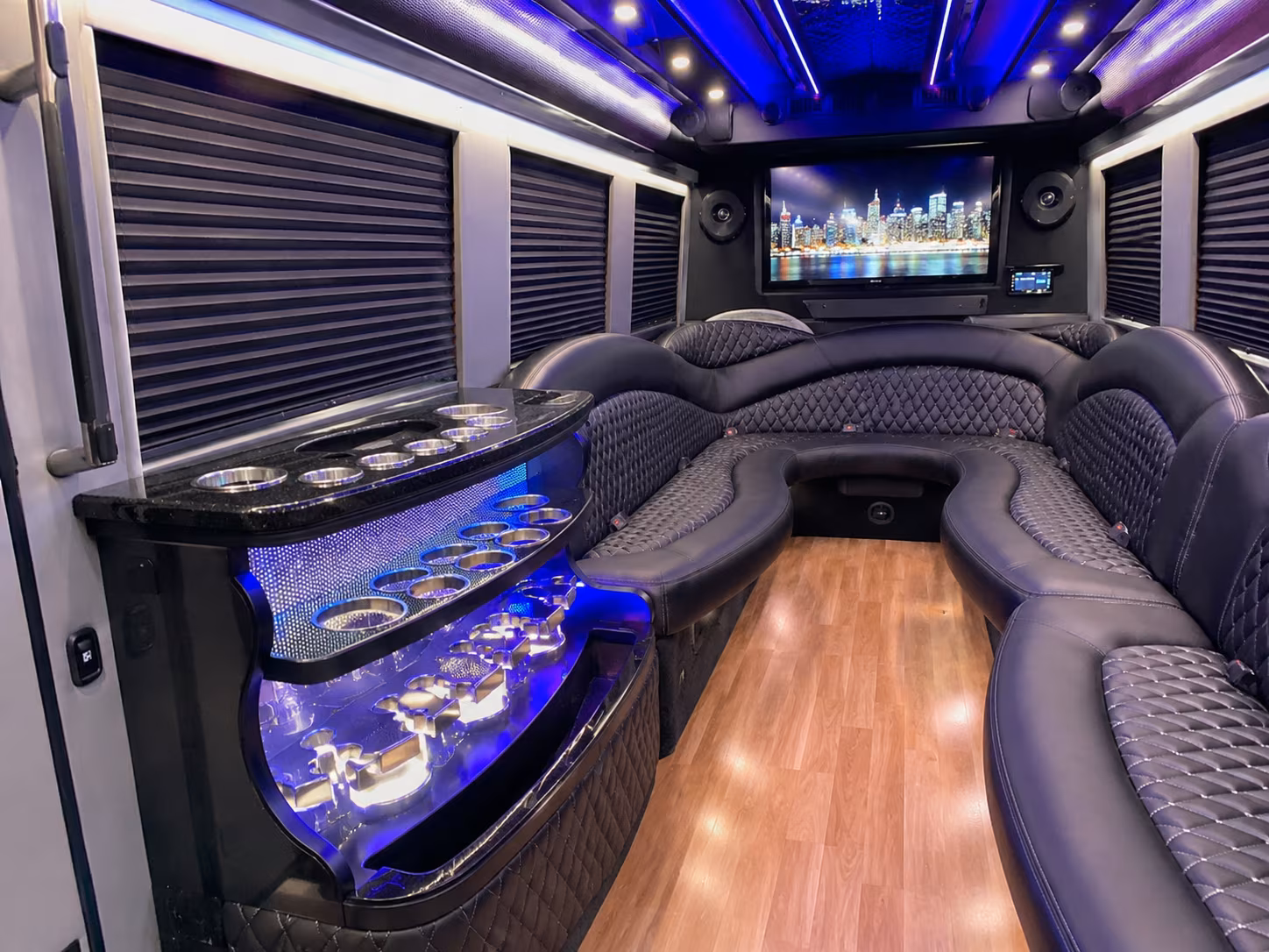 affordable raleigh prom party bus prices split across your group