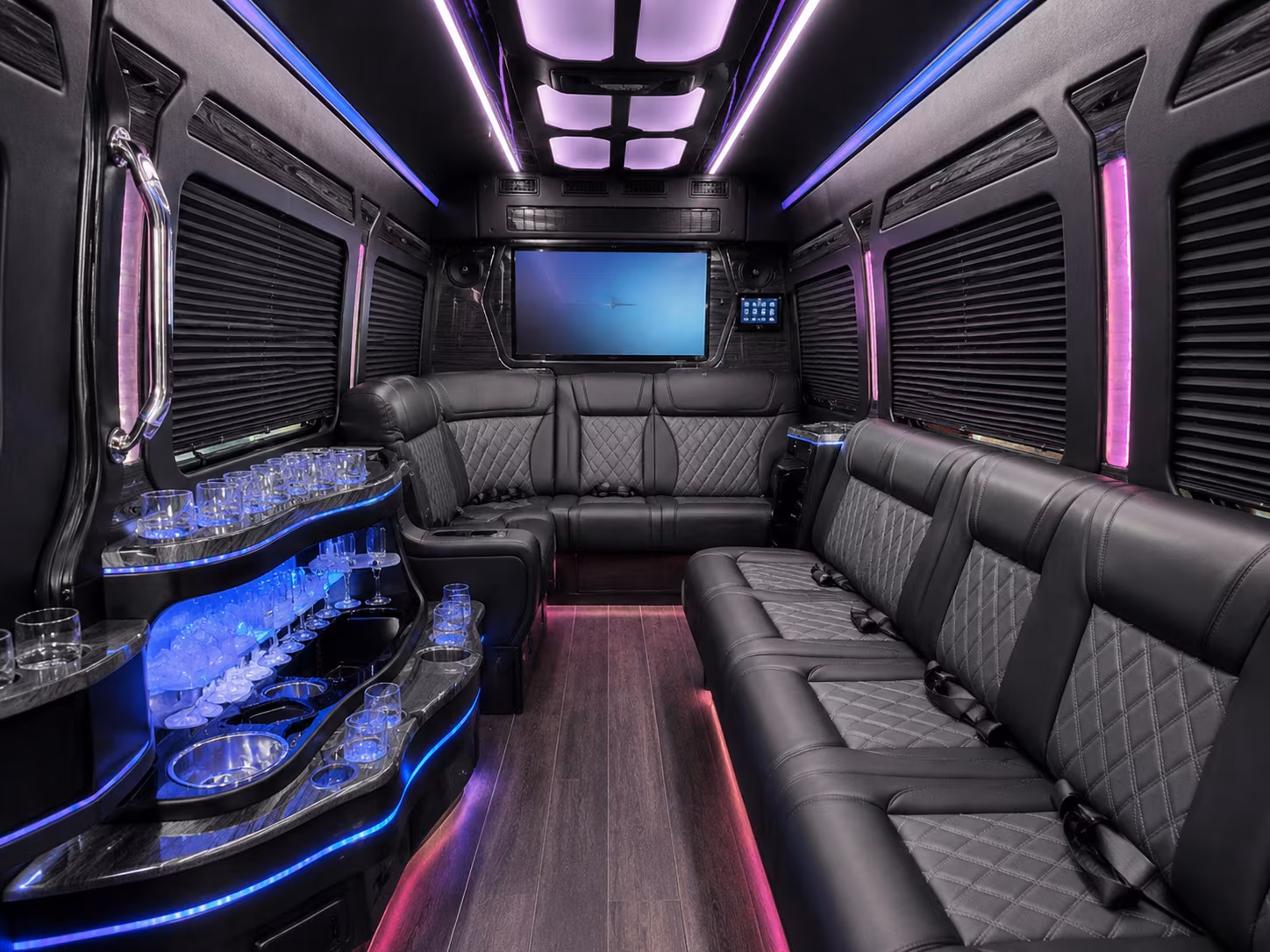 bus rental options for raleigh trips